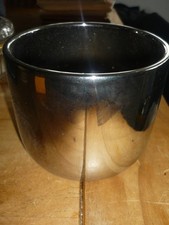 Übertopf klein silber glänzend