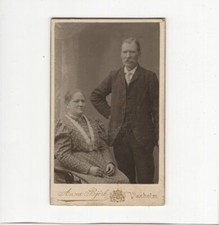 CDV Foto Feines Paar - Vaxholm 1900er