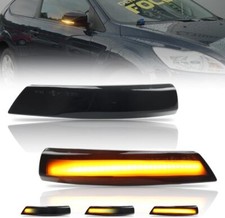 2Stk LED Blinker Spiegelblinker für FORD FOCUS II III LED-Streifen Seitenblinker
