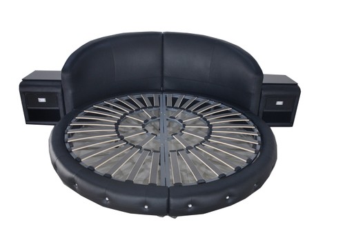 Rund luxus leder design - luxus,