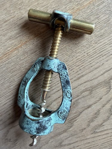 Vintage korkenzieher bronze - vintage-korkenzieher, &