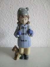 Lladro Mädchen mit Hund