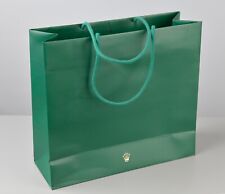 ROLEX Papier Tüte Einkaufstasche green Bag foldable grün Collectors item