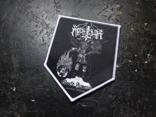 Marduk shield patch black - marduk,
