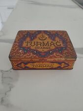 ALTE ZIGARETTEN BLECHDOSE TURKISH TURMAC ORANGE