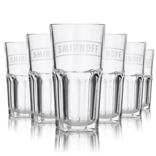 6x Smirnoff Glas 0,3l