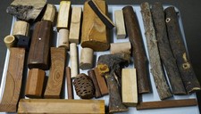 Drechselholz-Mix Kantel und Reststücke Drechseln abgelagert und trocken