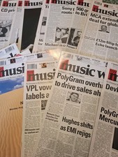 18 x MUSIC WEEK Magazines 1993