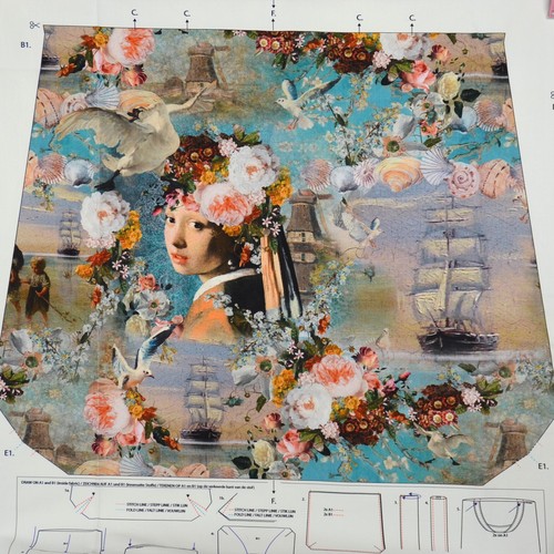 Canvas panel vermeer - canvas,