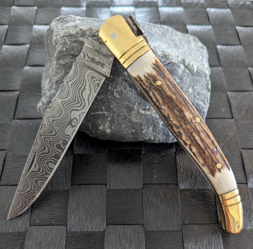 Damastmesser laguiole style - damastmesser,