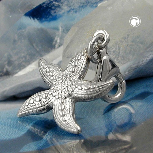 Anhänger charm seestern 925 - seestern,