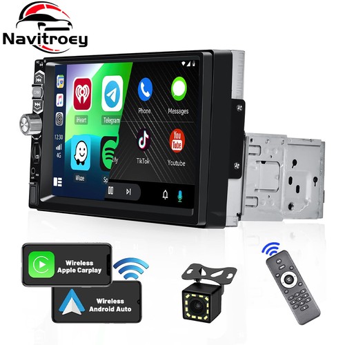 Single 1din autoradio apple - 7",