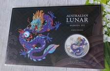 Silber Lunar III Drache Lila -