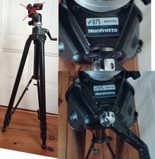 sehr robustes Foto- und Videostativ Manfrotto 075  gebraucht 100% Funktionsfähig