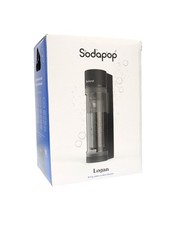 Sodapop Logan Wassersprudler mit 3x Glasflasche, Matt Schwarz, OHNE CO2-Zylinder
