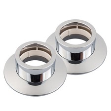 Set Rosetten Chromabdeckung