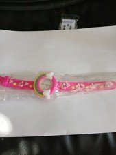 kinder Uhr Pink Mit Herz Und Regenbogen Neu !!