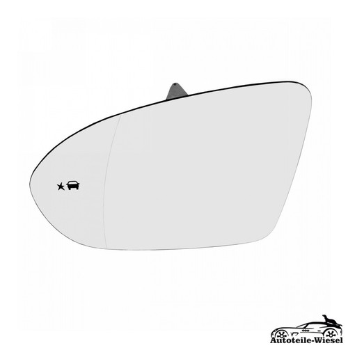 Spiegelglas links heizbar blis - spiegelglas,