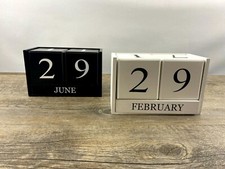 Kalender*Holzwürfel*Dauerkalender*Tischkalender*Würfel*Kalender*