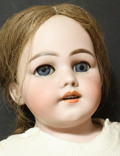 Alte 72cm porzellankopfpuppe - alte,