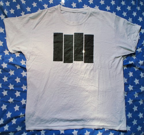 Black flag bandshirt bars - black,