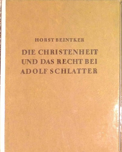 Die christenheit und das - und, recht