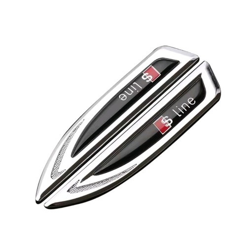 Line emblem silber - s-line,