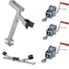 Handseilwinde Bootswinde Anhänger Windenstand Windenbock Stützhalterun Neu 