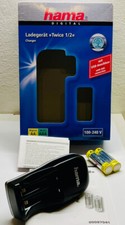 HAMA Akku-Ladegerät "Twice" für AA und AAA Akkus mit USB-Anschluss Neu + OVP