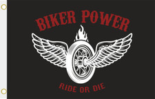 Fahne Flagge Biker Power ride or die Hissflagge 90 x 150 cm
