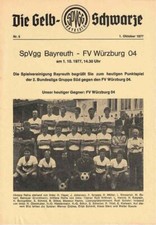 Fussball - Programmheft