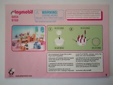 Playmobil Bauanleitung 6854 9160 Geburtstagsfest der Prinzessin A6 ,4 Seiten