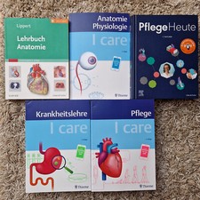 Konvolut - Pflege heute und I care + Lehrbuch Anatomie - Elsevier/Thieme/Lippert