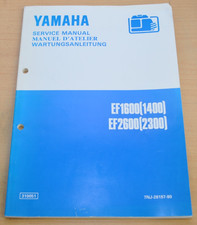 Yamaha EF1600 EF2600  Generator 1994 Werkstatthandbuch Wartungsanleitung
