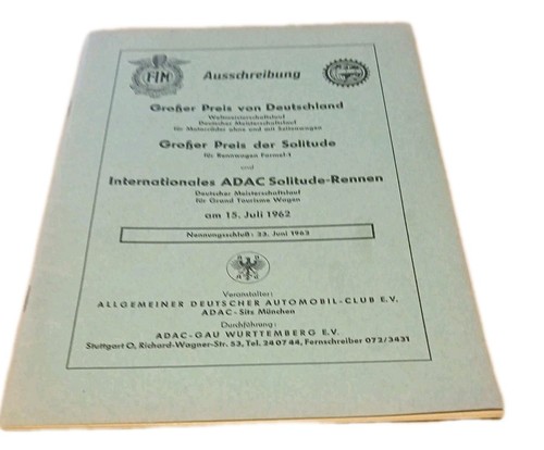 Ausschreibung 1962 großer - ausschreibung,