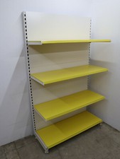 Wandregale 375cm weiss gelb
