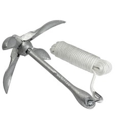 Anker mit 1,5 kg und Leine 8mm