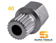 Radsicherung Felgenschloss BMW 40, 23 Kant 23 Zahn Schlüssel Nuss SUPA-Tools