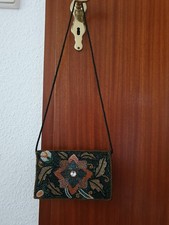Vintage Clutch/ Handtasche/ Schultertasche - perlenbesetzt