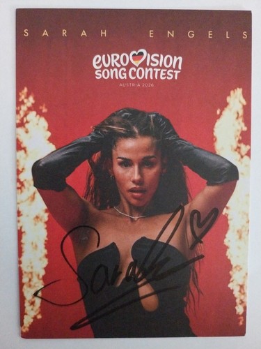 Sarah engels autogramm - sarah,