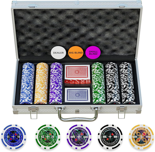 Homwom profi poker set - profi, poker-set