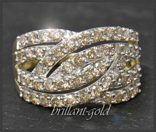 Diamant ring aus gold - diamant, 2,50ct