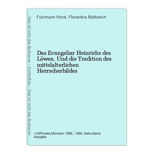 Das evangeliar heinrichs des - evangeliar,