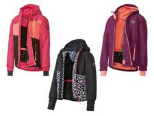 Crivit Mädchen Skijacke Schneejacke Winterjacke Wind & Wasserdicht Reflektierend