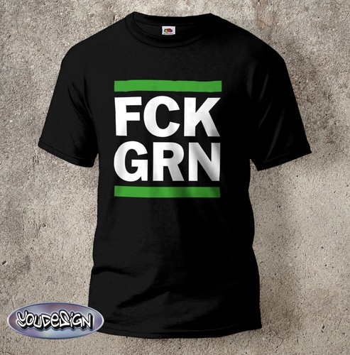 Fck grn shirt anti grün - grn, t-shirt