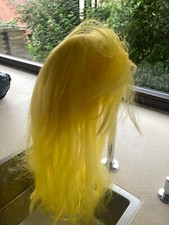 Schlümpfe Schlumpfine - Perücke gelbe  Haare Fasching/ Karneval