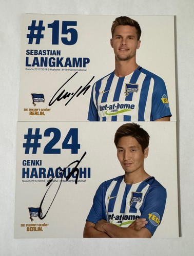 Autogrammkarten hertha bsc - autogrammkarten,
