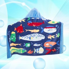  Kapuzenhandtuch Strandwickel Kinder Kinder Großer Poncho Kapuzenbad Badetuch