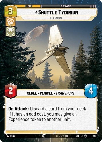 Swu shuttle tydirium fly - shuttle,
