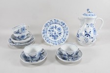 Q43B30- Meissen Porzellan Zwiebelmuster Kaffeegeschirr 1. Wahl